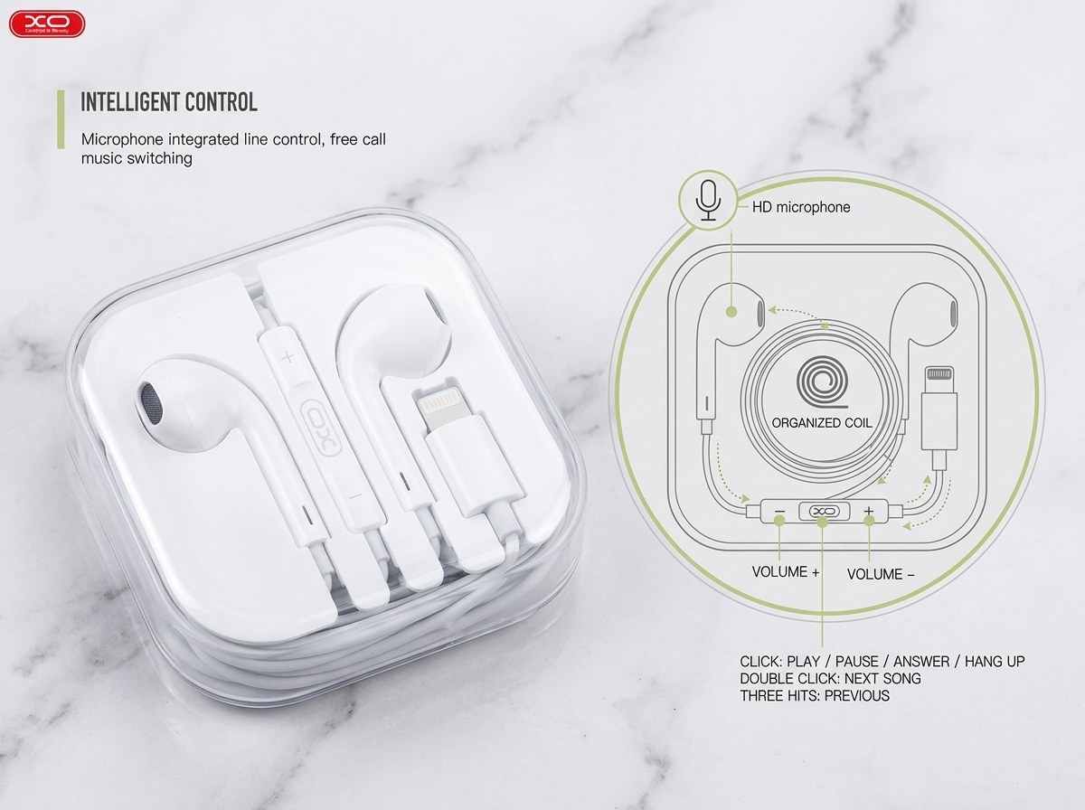 AUDIFONOS CABLE XO IPHONE